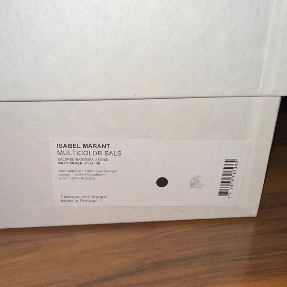 Isabel Marant Gray and Cream Sneakers - Picture 8 of 13